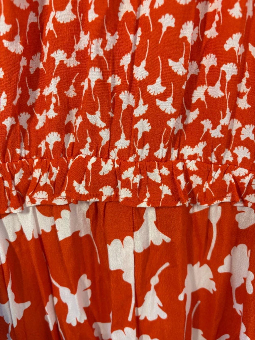 Diane von Furstenberg for Target Boho Midi Dress – Size Large – Orange Print - Picture 9 of 9